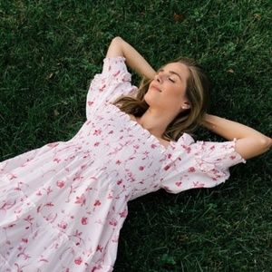 Hillhouse Nap dress Rose Botanical (size Large)